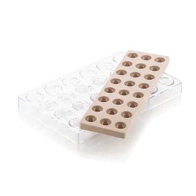 Praline set hemisphere 24 chocolates