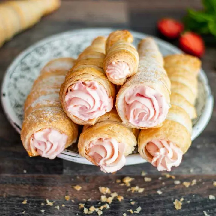 Schillerlocken konisch Ø 1.7 x 6.5 cm, 12 Stück für Apéros und Desserts