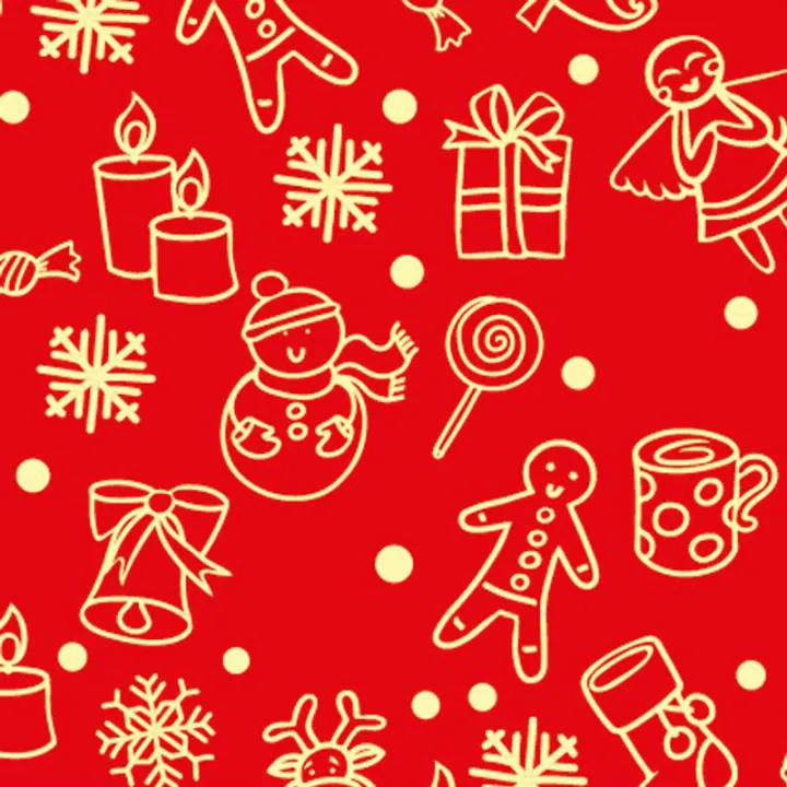 Chocolate tattoo Merry Christmas