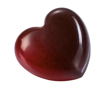 Chocolate mold heart, 12 pieces
