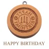 Springerle-Model Geburtstag Ø 68 mm für Tirggel und Anisbrötli