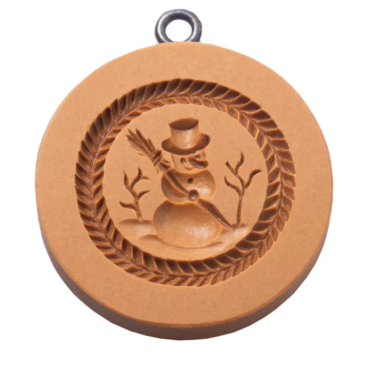 Springerle model snowman Ø 57 mm for Tirggel and Anisbrötli