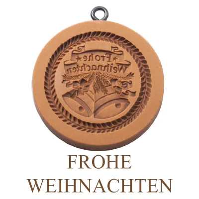 Springerle-Model Weihnachtsglocken Ø 68 mm für Tirggel und Anisbrötli