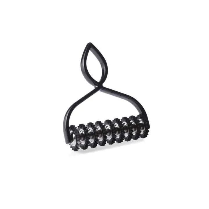 Pasta dough wheel black, 9 wheels for uniform pasta