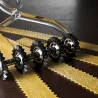 Pasta dough wheel black, 9 wheels for uniform pasta