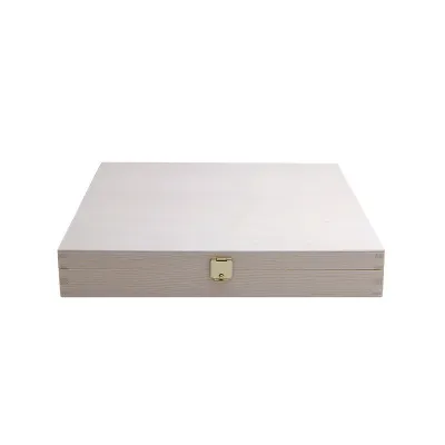 Boîte à chocolats en bois pour 36 chocolats pour des cadeaux raffinés