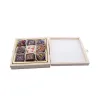 Boîte à chocolats en bois pour 9 chocolats