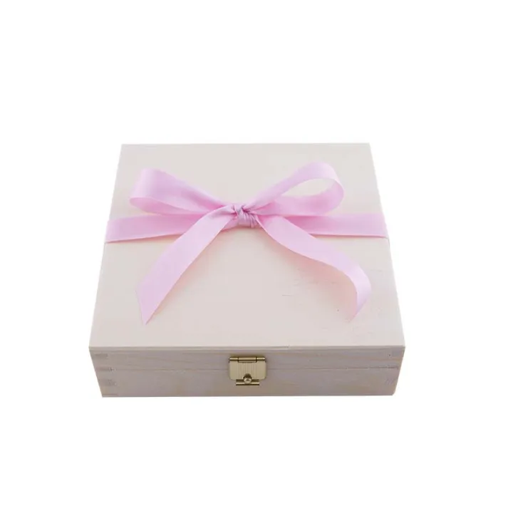 Boîte à chocolats en bois pour 9 chocolats