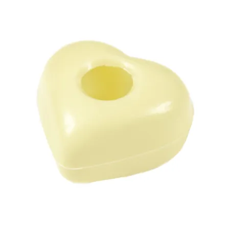 Cuore di conchiglie pralinate, bianco, 48 pezzi per cioccolatini fini