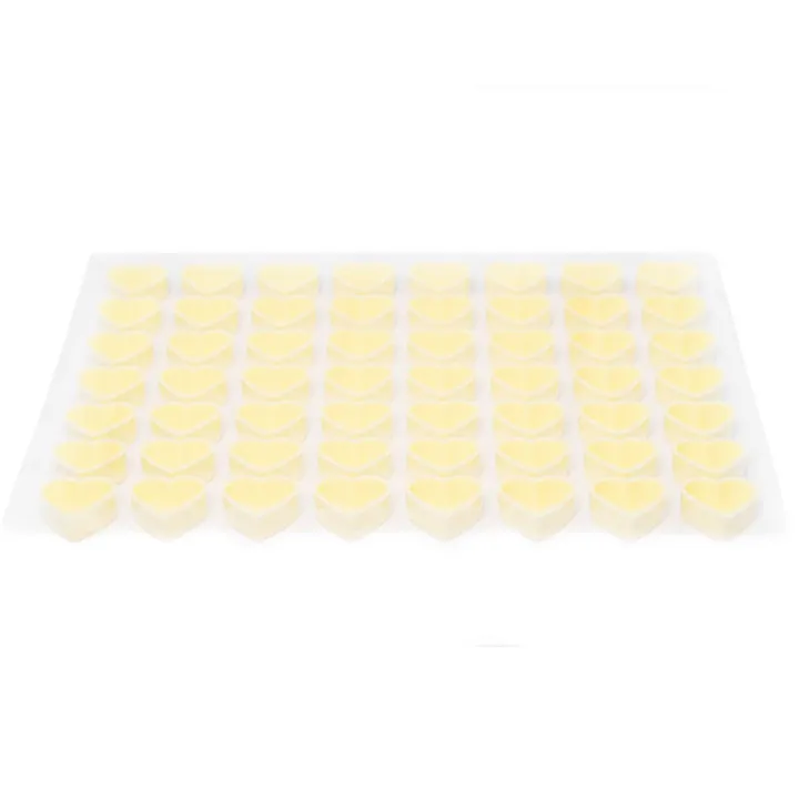 56 Ciotole pralinate cuore, bianche per cioccolatini fatti in casa