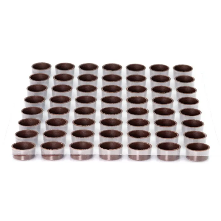 Pralinenschalen Rund, Dunkel, 63 Stück für edle Pralinen