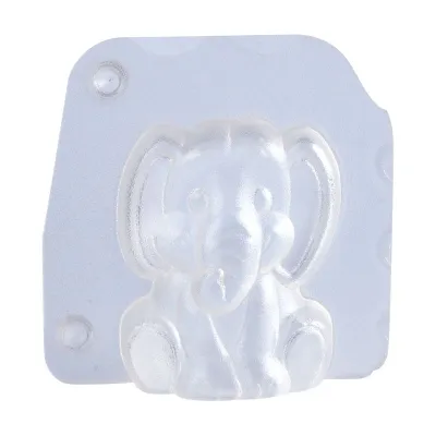Chocolate mold elephant sitting