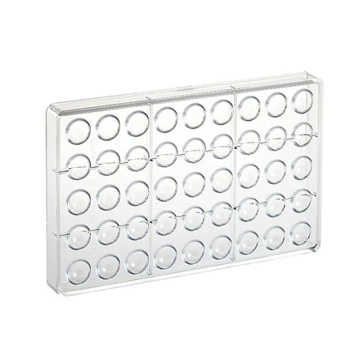 Pralinenform Halbkugel für 45 edle Pralinen