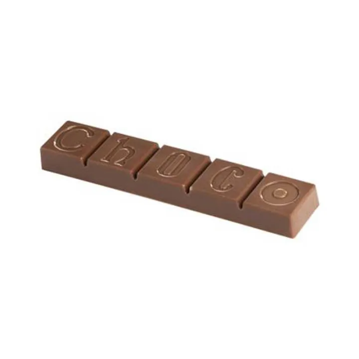 Schokoladenriegelform Choco-Riegel, 8 Riegel/Form für edle Leckereien