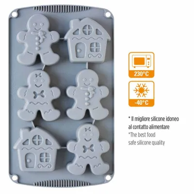 Teglia in silicone 15 stelline per dolci natalizi