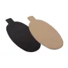 Patisserieboden Gold-Schwarz Oval