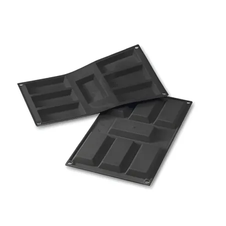 Silicone mould financier conical 9.5 x 4.5 cm, 7 pieces for sweet and savoury
