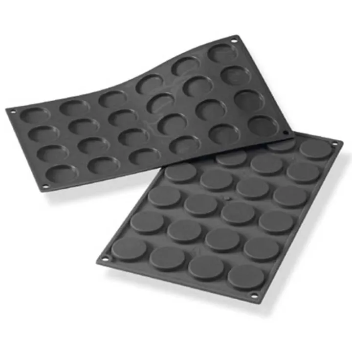Silikonform Florentiner Ø 3.5 cm 24 Stück für leckere Florentiner
