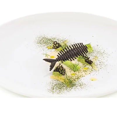 Silikonform Hüppen Fischgräten