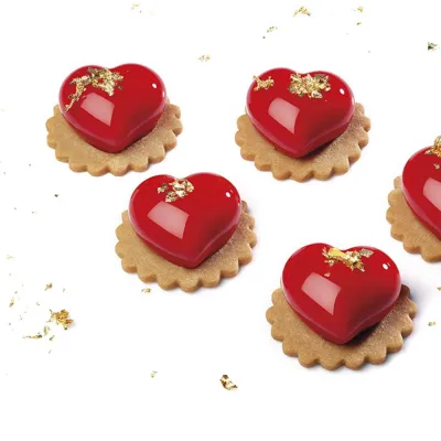Stampo in silicone per cuori mini 30 pezzi per sogni di pasticceria
