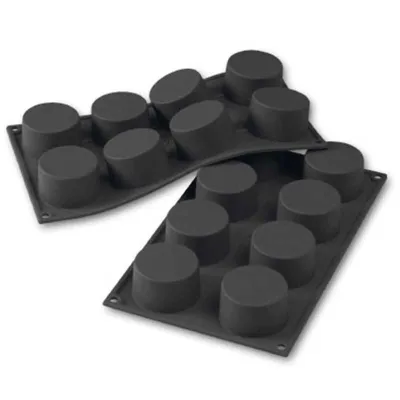 Cilindro in silicone Ø 6 cm, 8 pezzi
