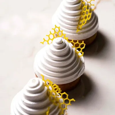 Silikonmatte Hüppen Bienenwabe