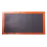 Tappetino in silicone nero, 52 x 31,5 cm per cottura e stesura