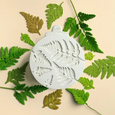 Silicone embosser leaves