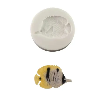 Pesce in rilievo in silicone per decorazioni semplici