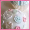 Silicone embosser Piccoli bottoni per decorazioni realistiche