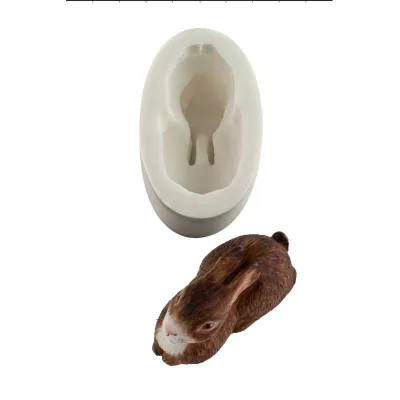 Silikonpräger Liegender Hase für einfache, tolle Dekorationen