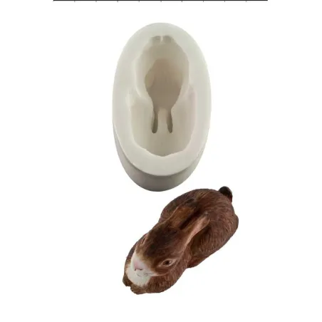 Silicone embosser Lying bunny for simple great decorations