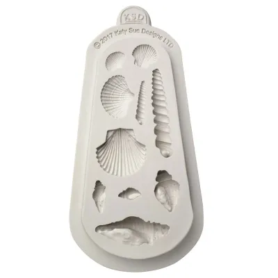 Silicone embosser sea shells