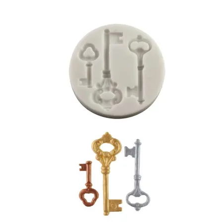 Silicone embosser key for easy, great decorations