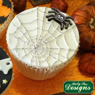 Silicone embosser spider web