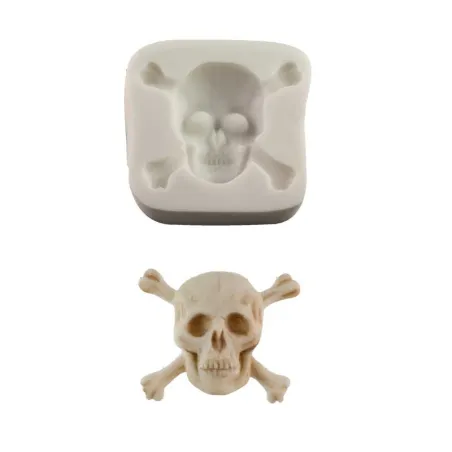 Silicone embosser skull for simple great decorations