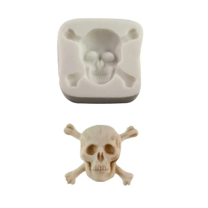 Silikonpräger Totenkopf für einfache, tolle Dekorationen