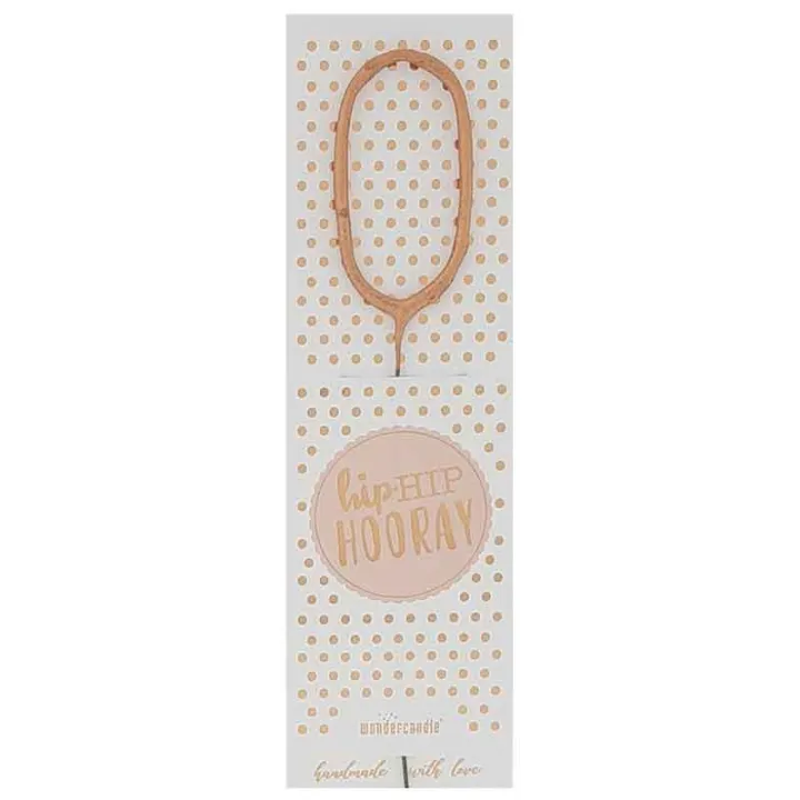 Sparkler 0 Oro rosa per compleanni, anniversari e altre occasioni