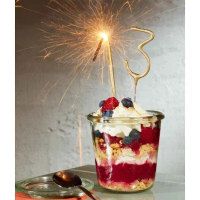 Sparkler 1 Gold per compleanni, anniversari e altre occasioni