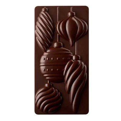 Chocolate bar casting mold Christmas balls
