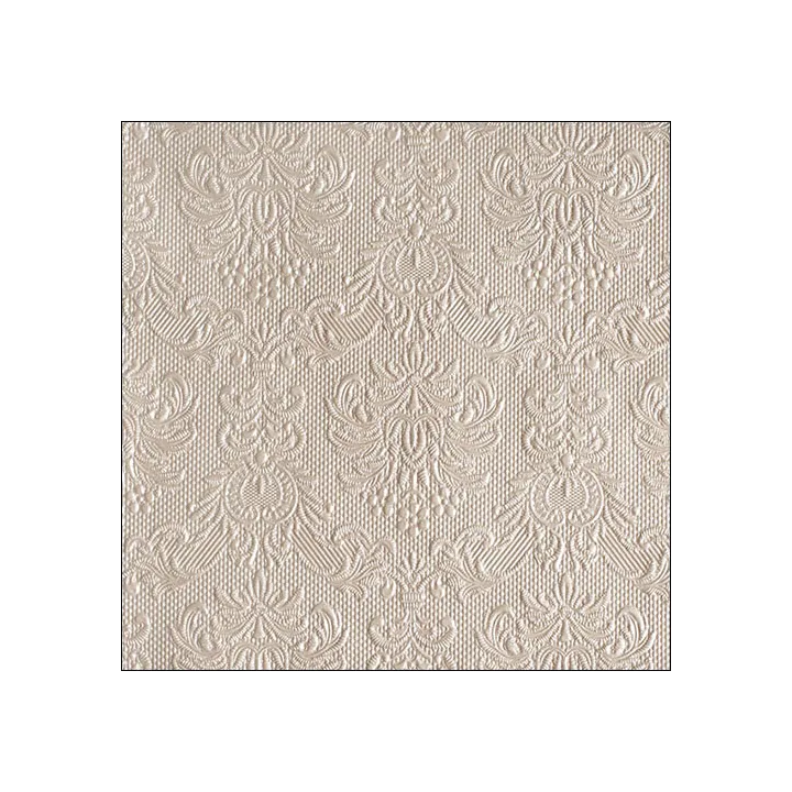 Napkins elegance beige, 15 pieces