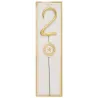 Sparkler 2 Gold per compleanni, anniversari e altre occasioni