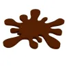 Silicone stencil blob, 6 x 6.3 cm for great decorations