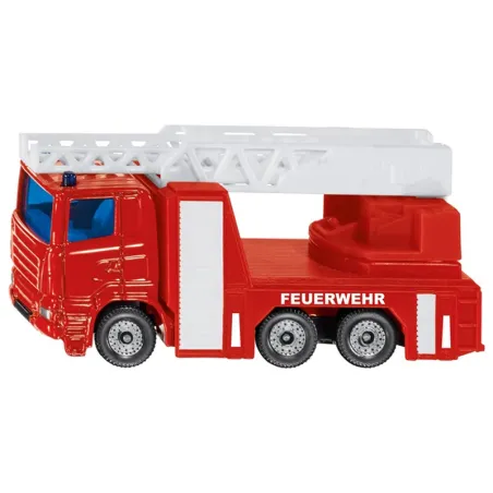 Fire engine play figure for cake topper