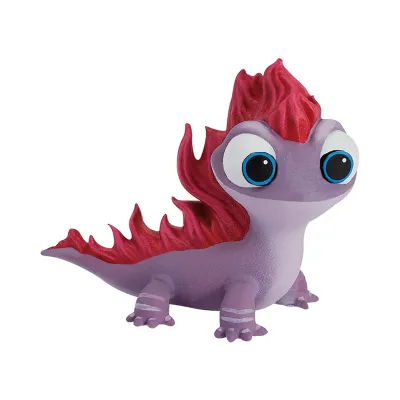 Frozen 2 Salamander play figure as a cake topper