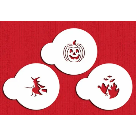 Mini Trick or Treat Stencils for spooky decorations