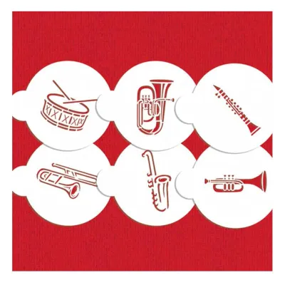 Stencils instruments for cool decorations