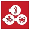 Stencils animaux marins pour des décorations sympas