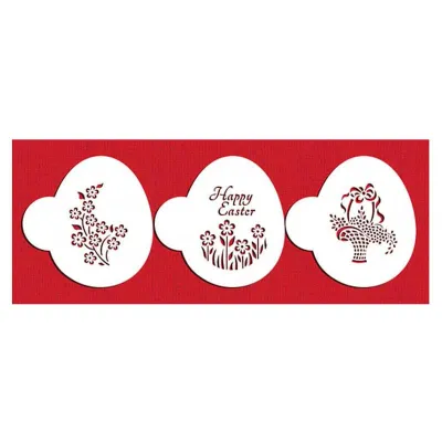 Stencils Easter for sweet Easter motifs on your desserts