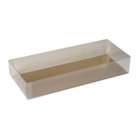 Emballage pour pralines et macarons transparent 20.1x8.3x3.4 cm